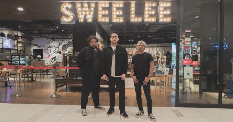 The Bimasakti Band at Swee Lee Malaysia Music Store in Lot 10 Kuala Lumpur